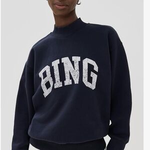 Anine Bing Navy Blue Sweater